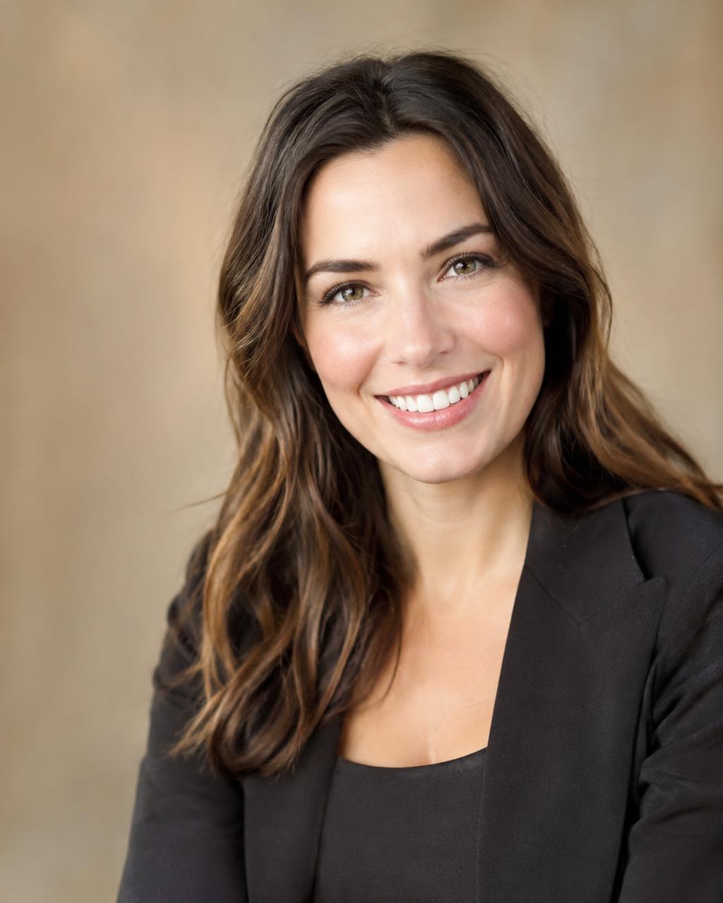 Professional headshot with warm natural light